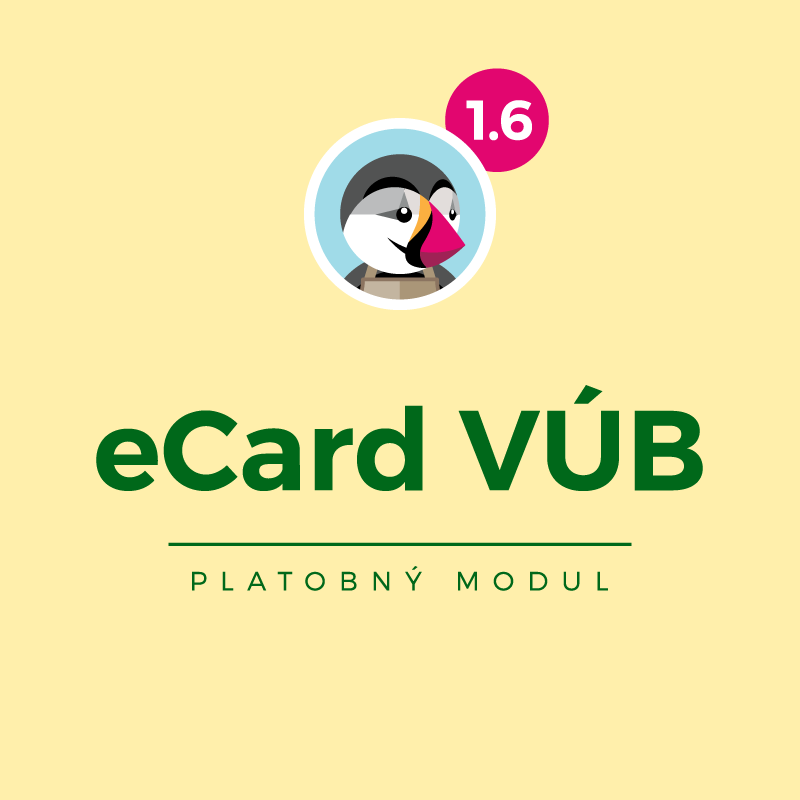 Modul eCard VÚB pre PrestaShop